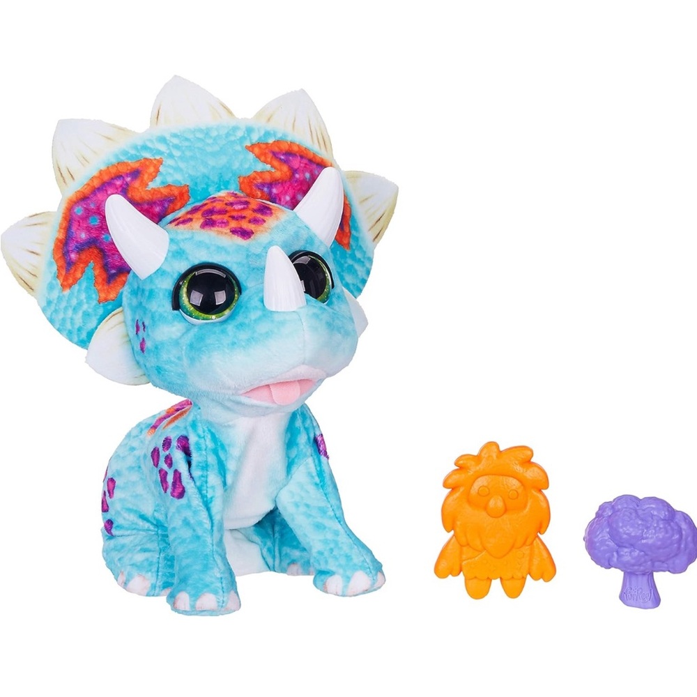 FurReal Hoppin’ Topper Interactive Dinosaur Plush Pet Toy, 35+ Sounds